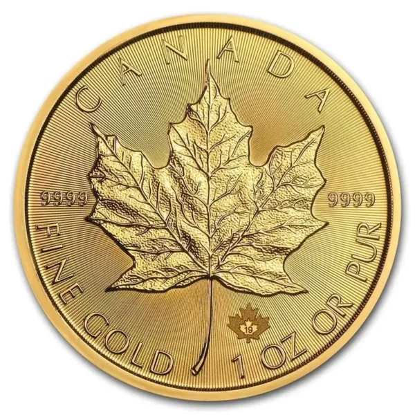 1oz Gold Canadian Maple Leaf