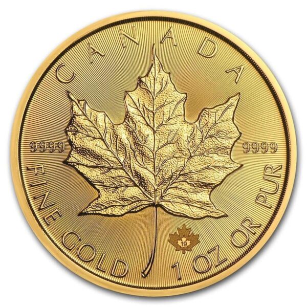 1oz Gold Canadian Maple Leaf