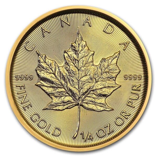 1/4oz Gold Canadian Maple Leaf