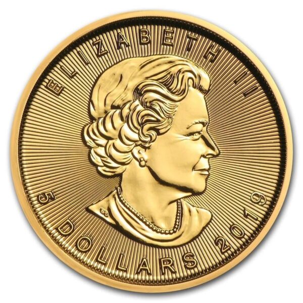 1/10oz Gold Canadian Maple Leaf
