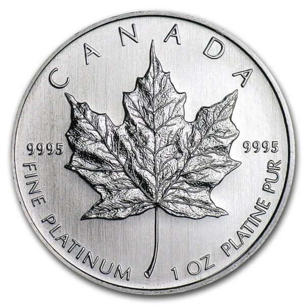 1oz Platinum Canadian Maple Leaf